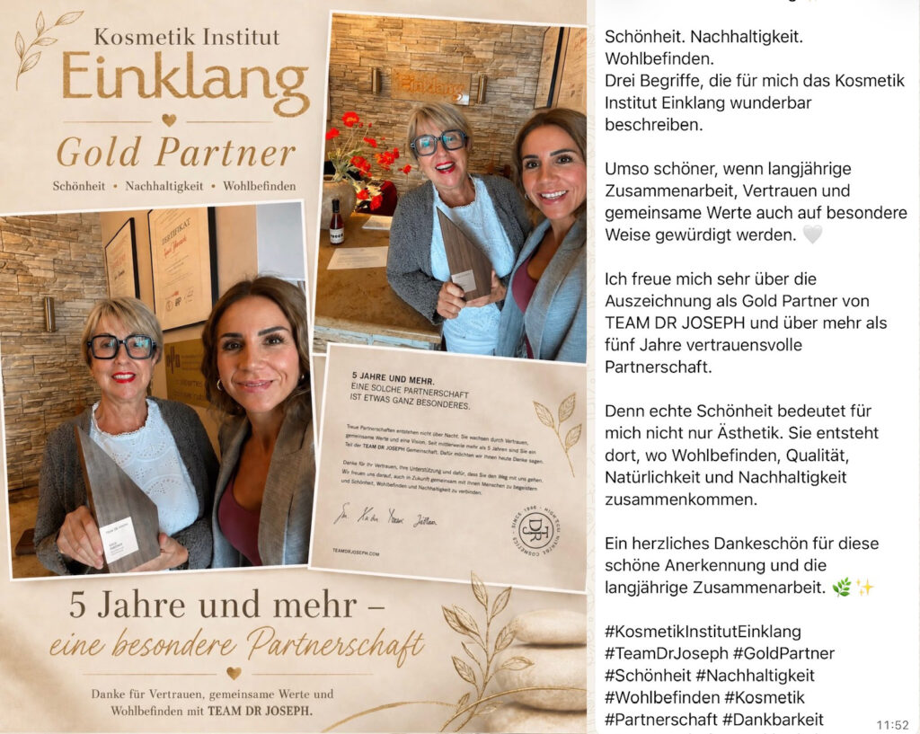 Auszeichnung Gold Partner